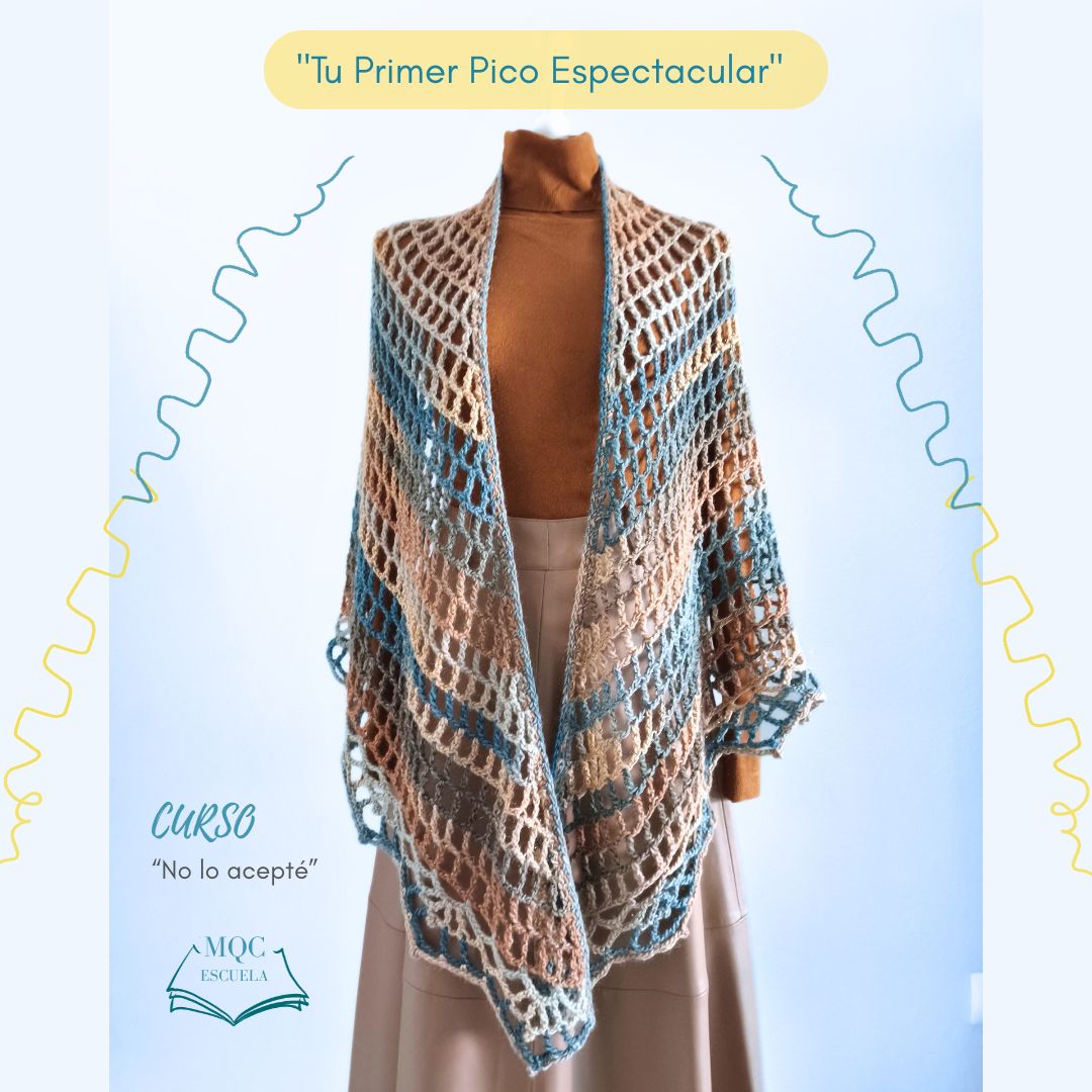 Curso "No lo acepté". Cursos de crochet online MQC